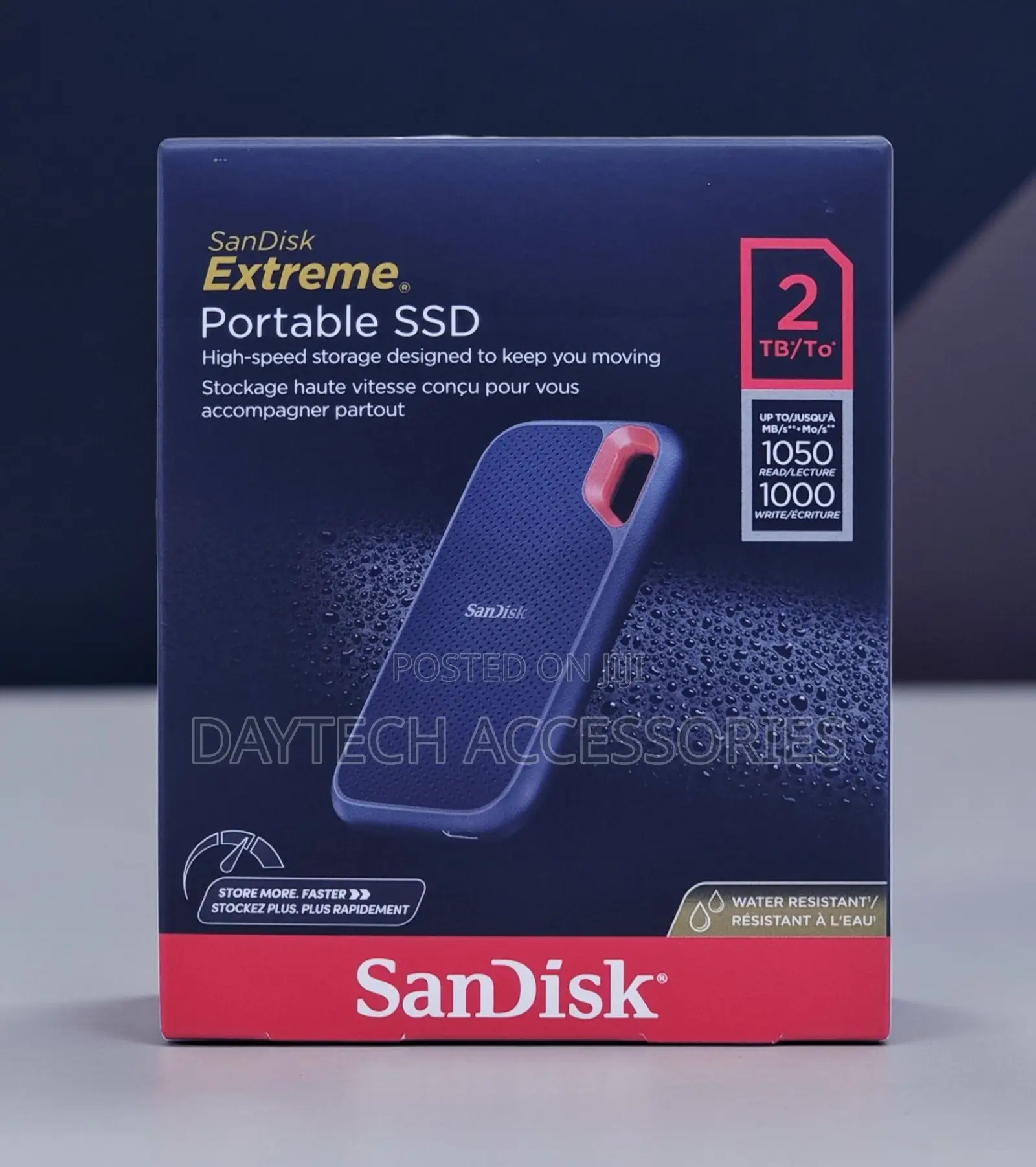 Sandisk Extreme 2tb Portable SSD Up to 1050 MBS Sdssde61-2t00-G25.