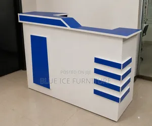 Stylish Office Reception Counter With Drawers