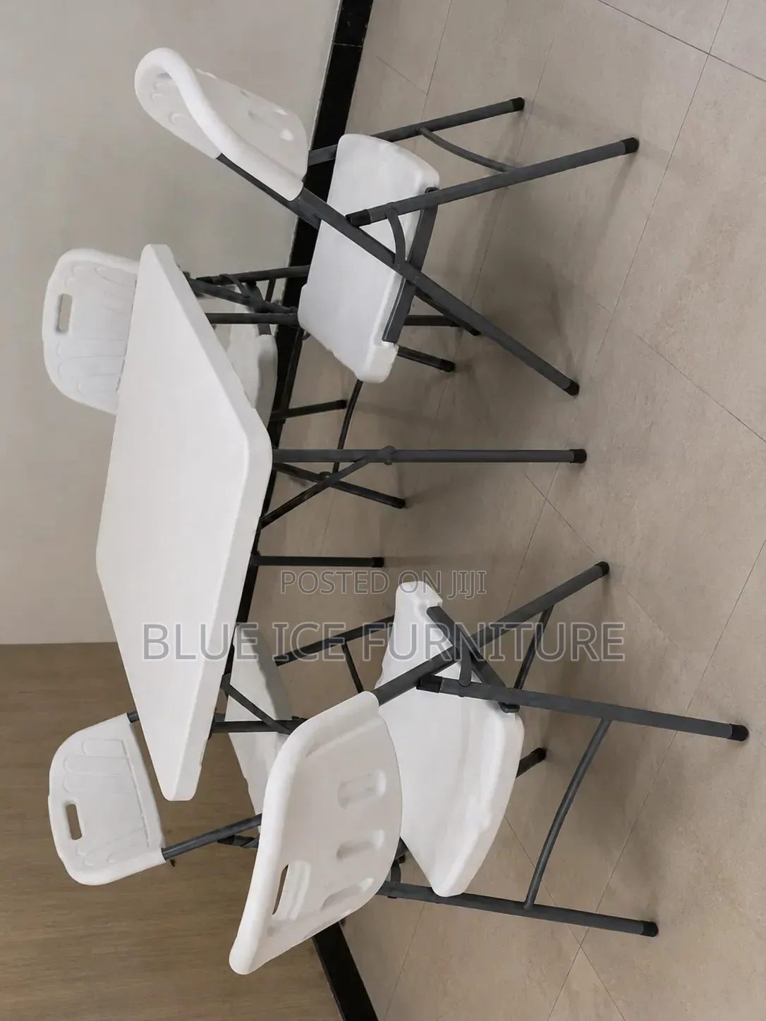 Foldable Table 4 Chairs Set
