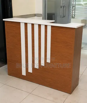 Executive Front Office Counter | Wooden Finish