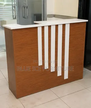 Executive Front Office Counter | Wooden Finish