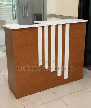 Executive Front Office Counter | Wooden Finish