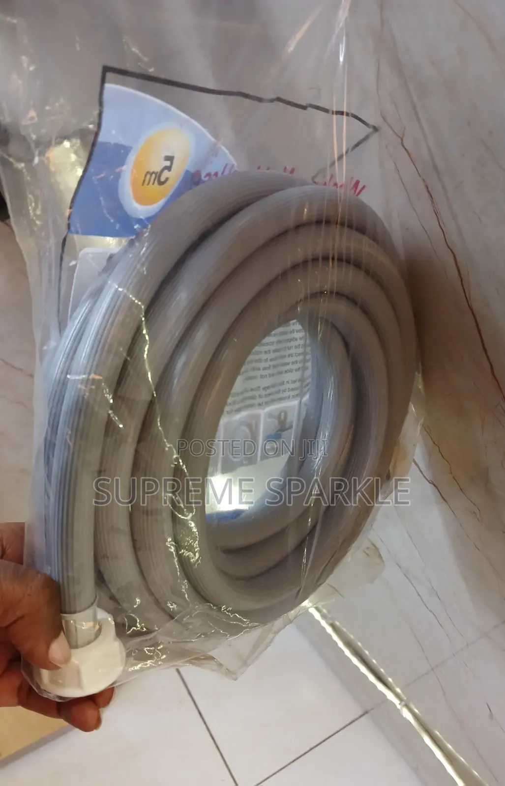 5m Washing Machine Inlet Hose Pipe Universal Tap Adapter