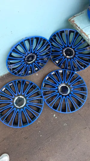 14" Wheel Caps Impact Resistant With Snap on Retention Ring System