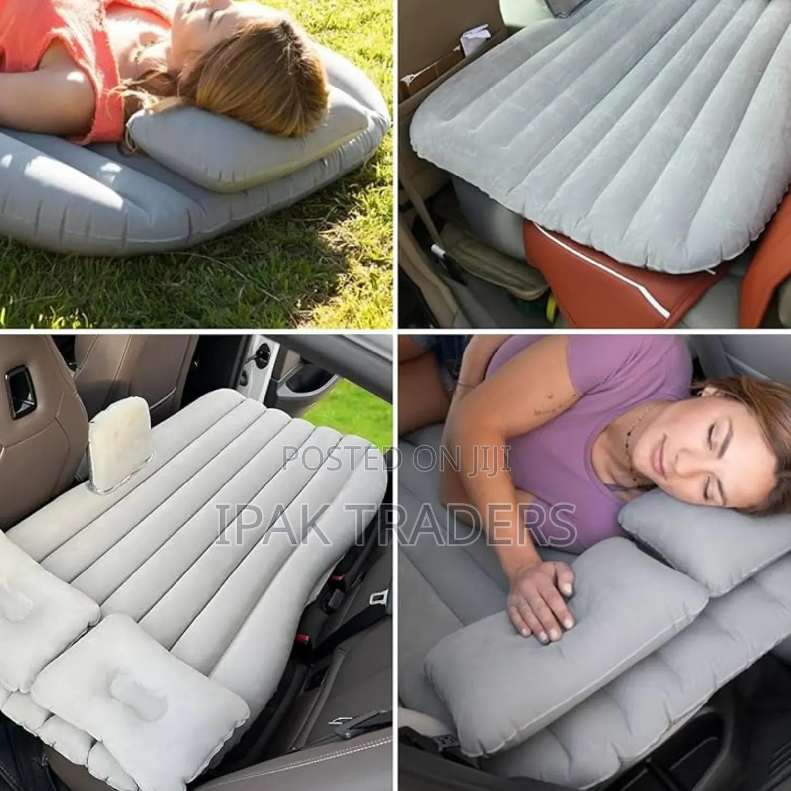 *Portable Inflatable Car Back Seat Bed Car Mattress