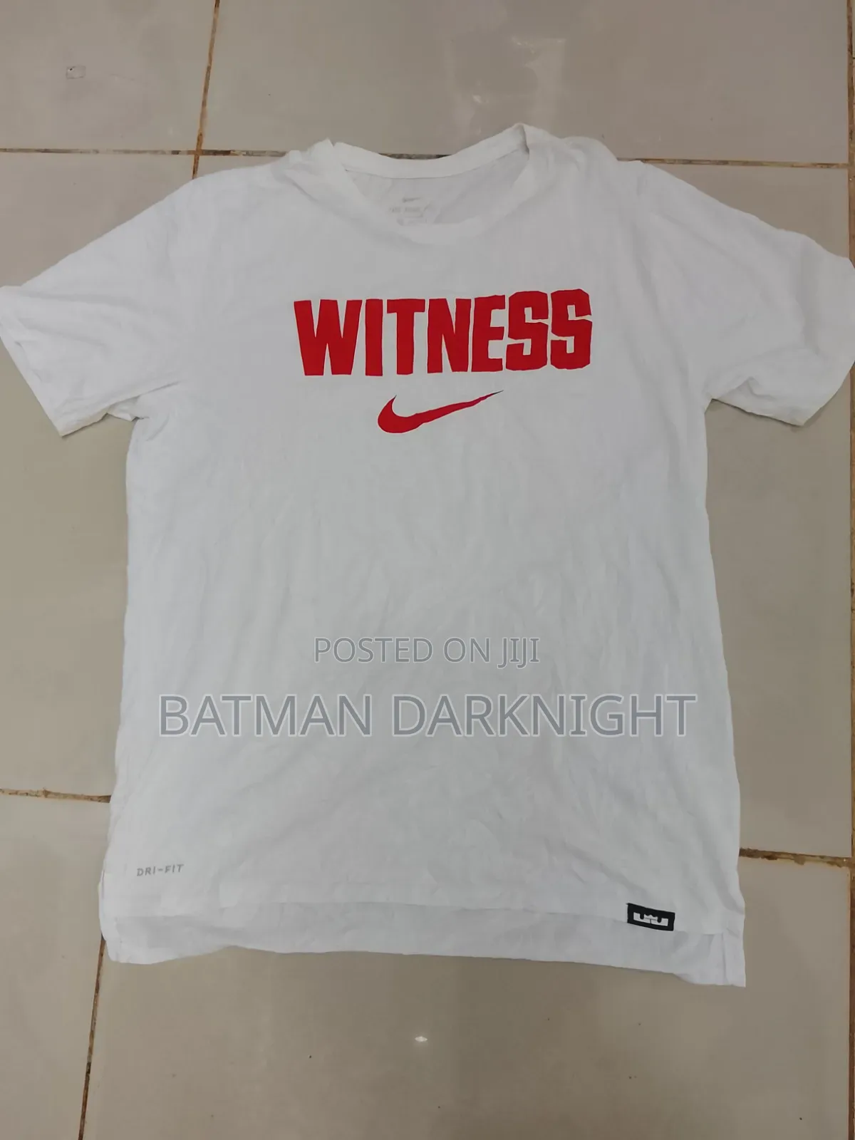 Nike LeBron Witness Dri-Fit T-Shirt – White