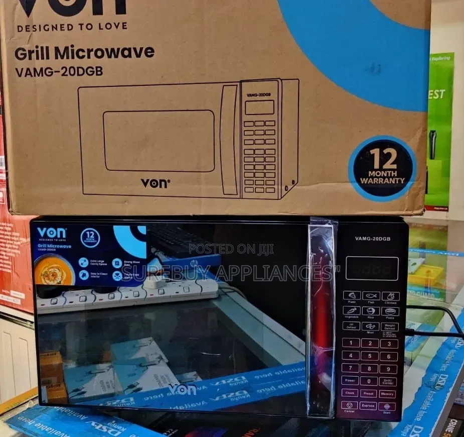 Von Digital Microwave With Grill
