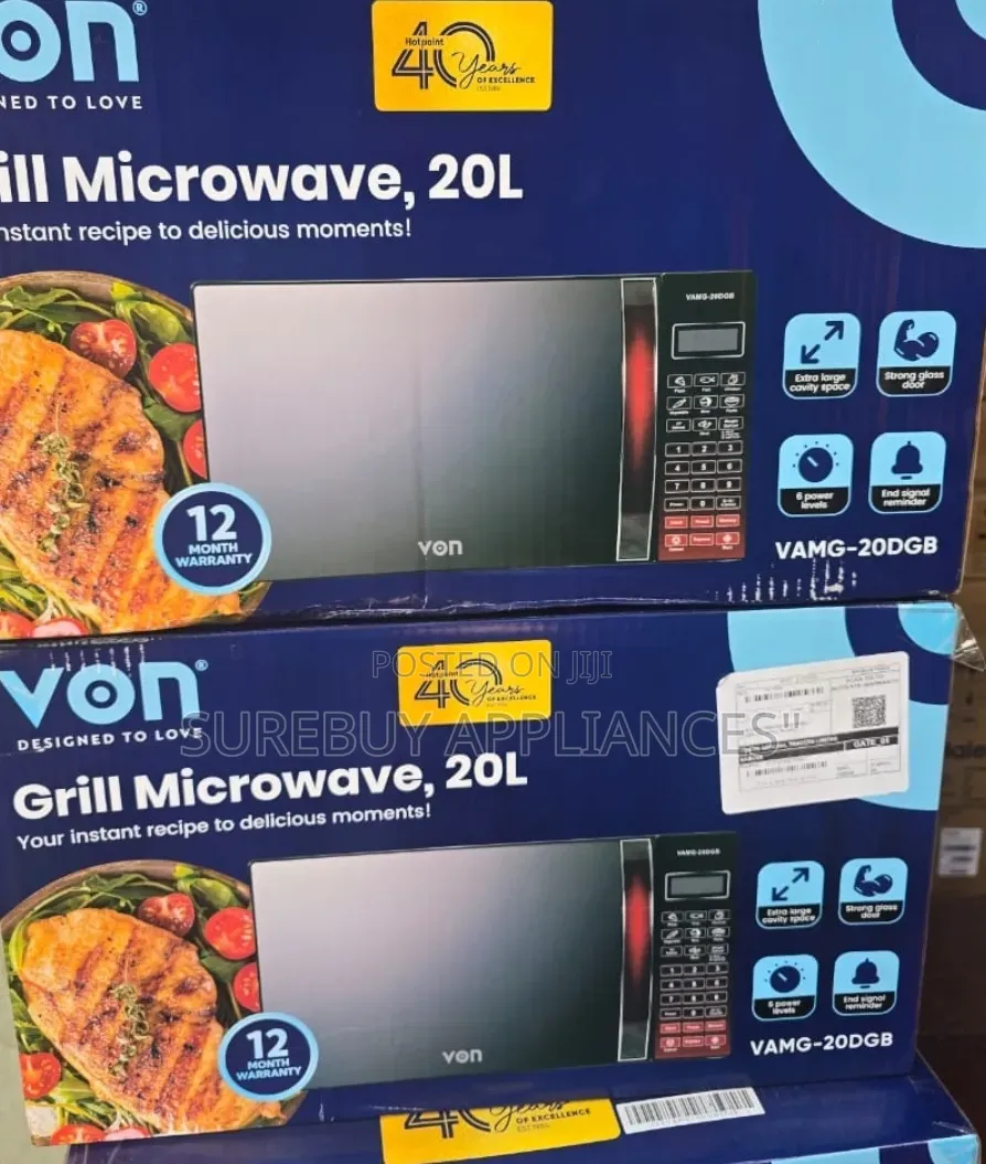 Von Digital Microwave With Grill
