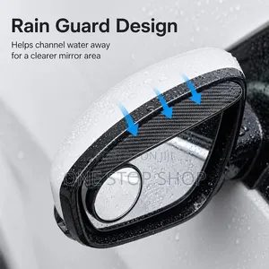 Slim Fit Design Side Mirror Rain Guard Design Visor+ Blind Spot Mirror