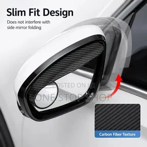 Slim Fit Design Side Mirror Rain Guard Design Visor+ Blind Spot Mirror