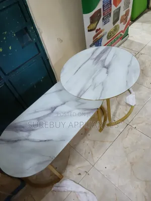 Round and Oval Coffee Marble Effect Tables
