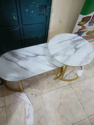 Glass Marble Effect Coffee Tables