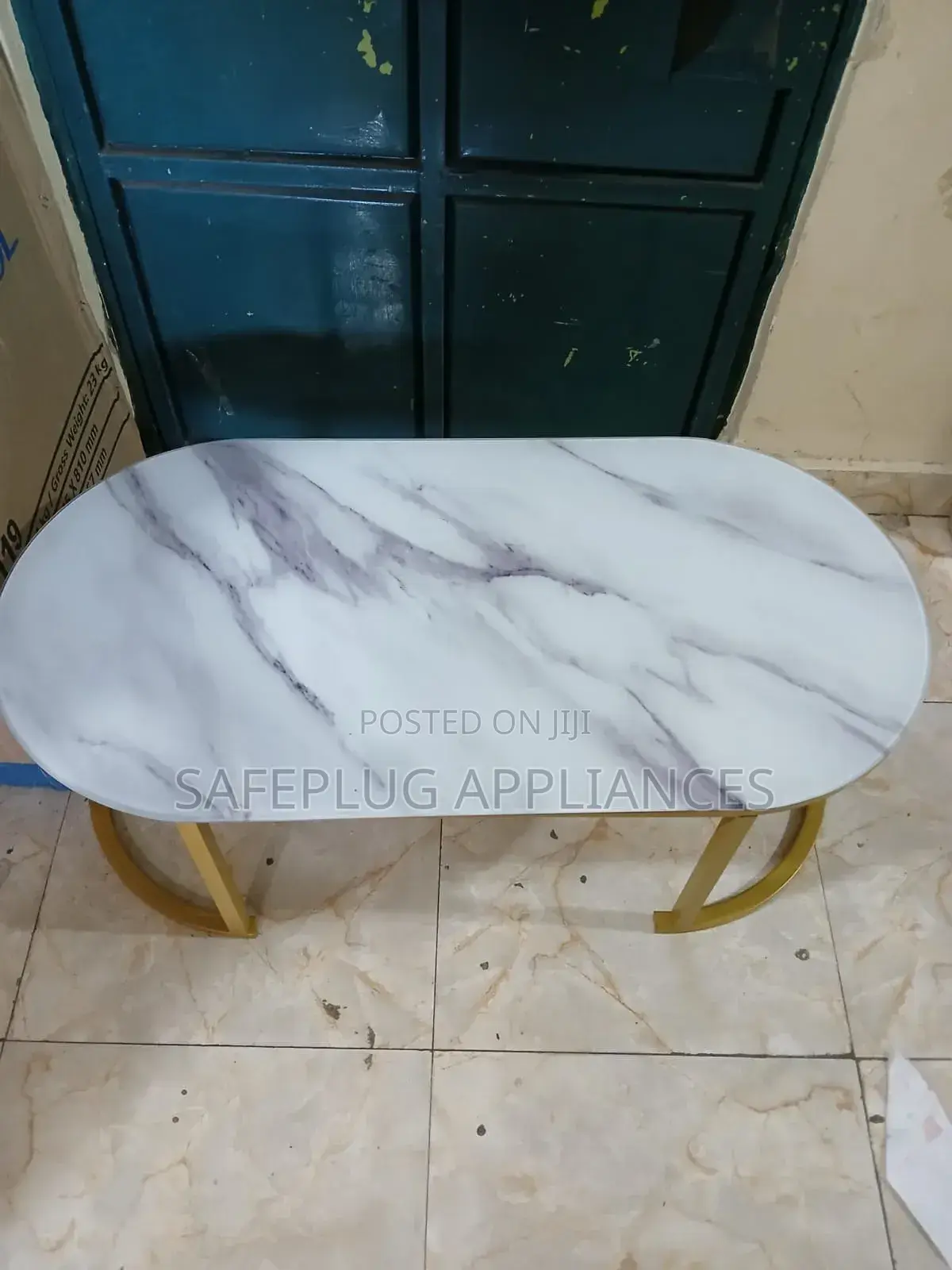 Glass Marble Effect Coffee Tables