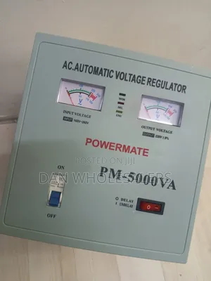 Automatic Voltage Regulator 5000VA Dual Meter