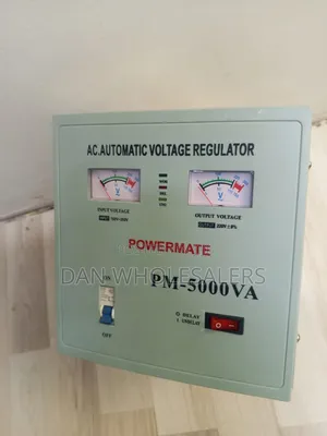 Automatic Voltage Regulator 5000VA Dual Meter