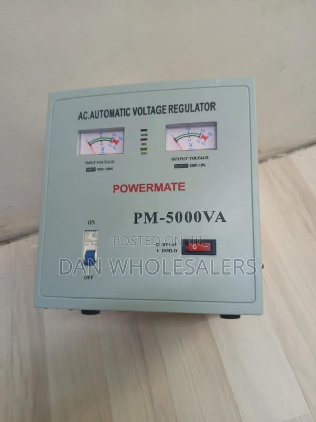 Automatic Voltage Regulator 5000VA 160v-260v Input