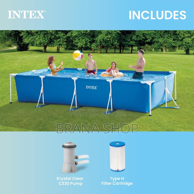 Intex Rectangular Frame Above Ground Swimming Pool