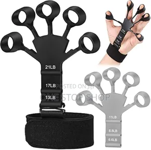 Graded Silicone Loops Finger Trainer With Multiple Tension Settings