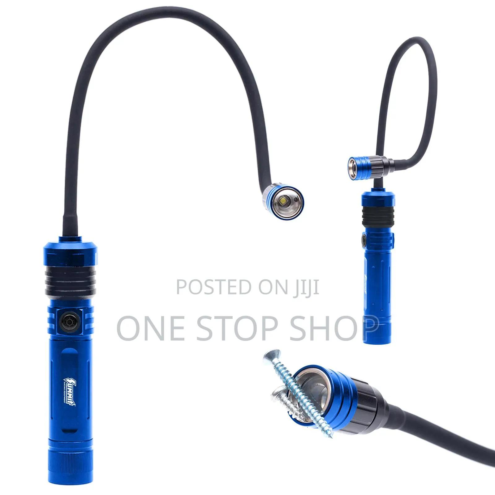 Gooseneck Blue Led Light Flashlight