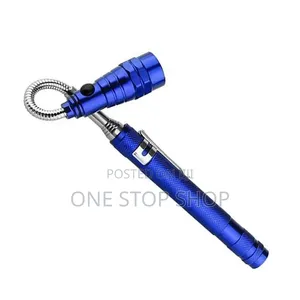 USB-C Rechargeable Magnetic Base Telescopic Flashlight