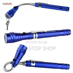 USB-C Rechargeable Magnetic Base Telescopic Flashlight