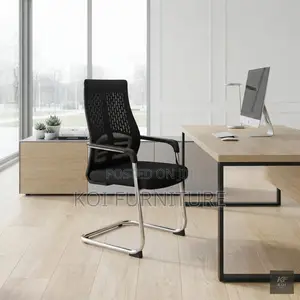 Office Chairs; High Backrest Sledd Legs Office Guest Chair