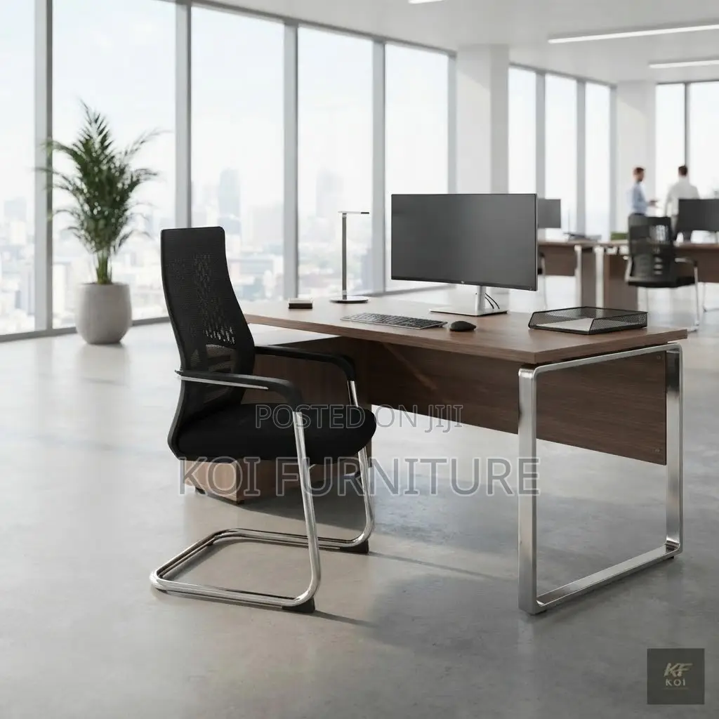 Office Chairs; High Backrest Sledd Legs Office Guest Chair