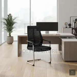 Office Chairs; High Backrest Sledd Legs Office Guest Chair