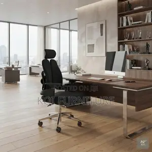 Office Chairs; Executive Orthopedic Fabric High Backrest Support Seat