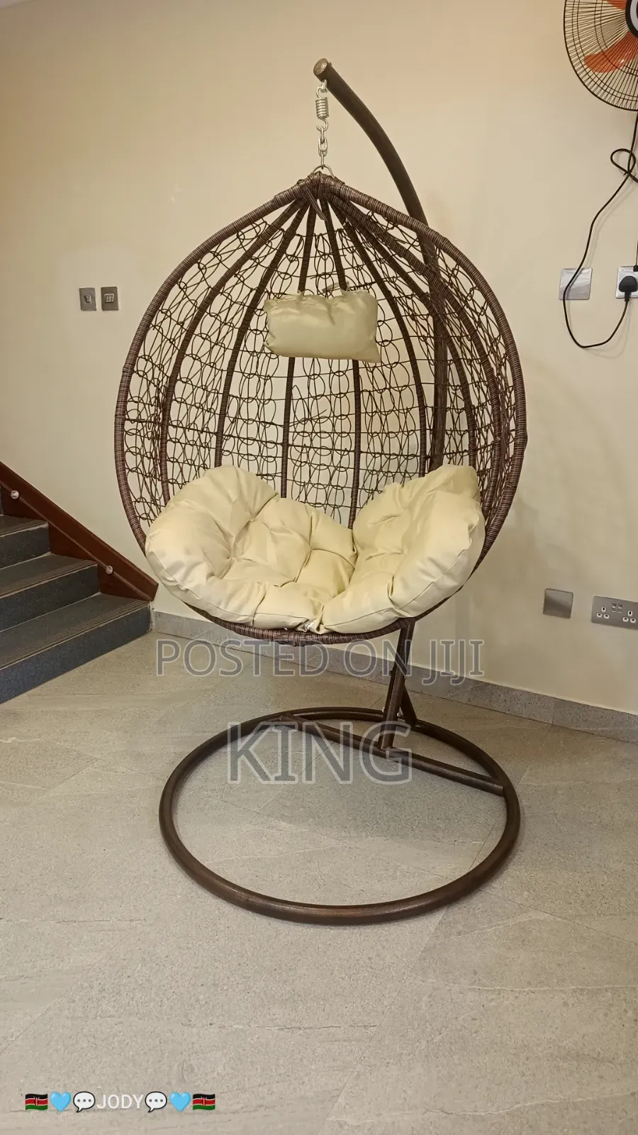 Adjustable Height Swing Chair