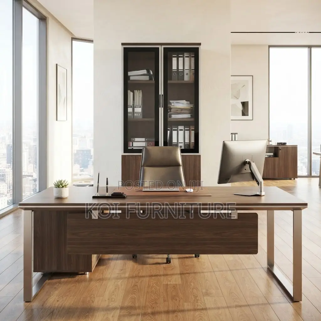 Office Cabinet; Wooden Office Storage Two Doors Filing Cabinet