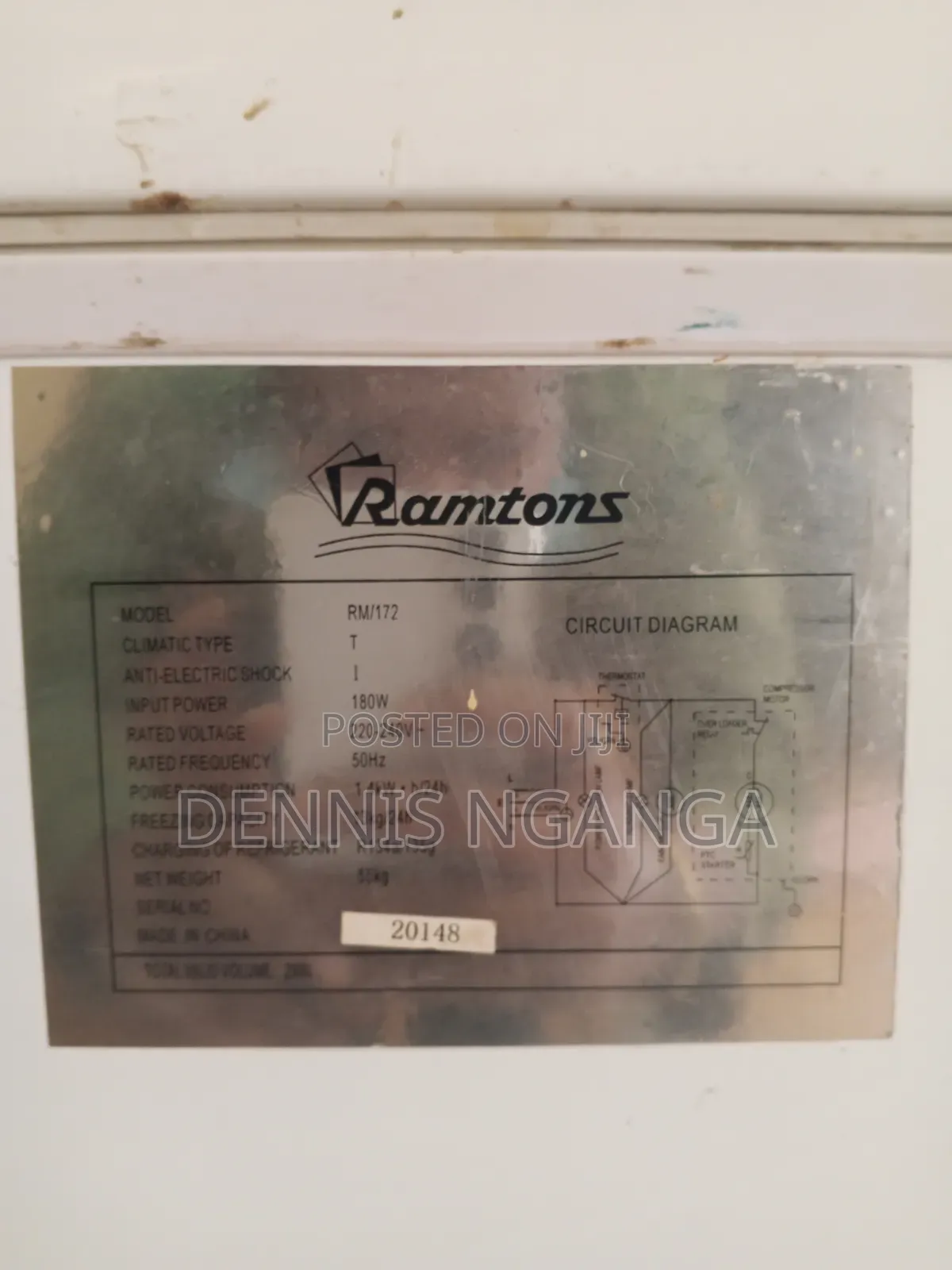 Ramtons 200L Chest Freezer RM/172 - Working Condition