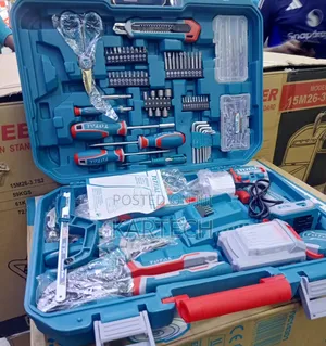 TOTAL 166-Piece All-in-One Tool Box Set
