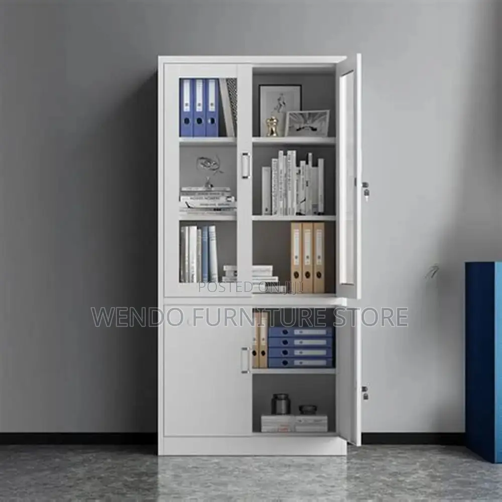 Office Cabinet; Two Doors Gray Document Storage Office Cabinets