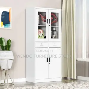Office Cabinet; Two Doors Gray Document Storage Office Cabinets