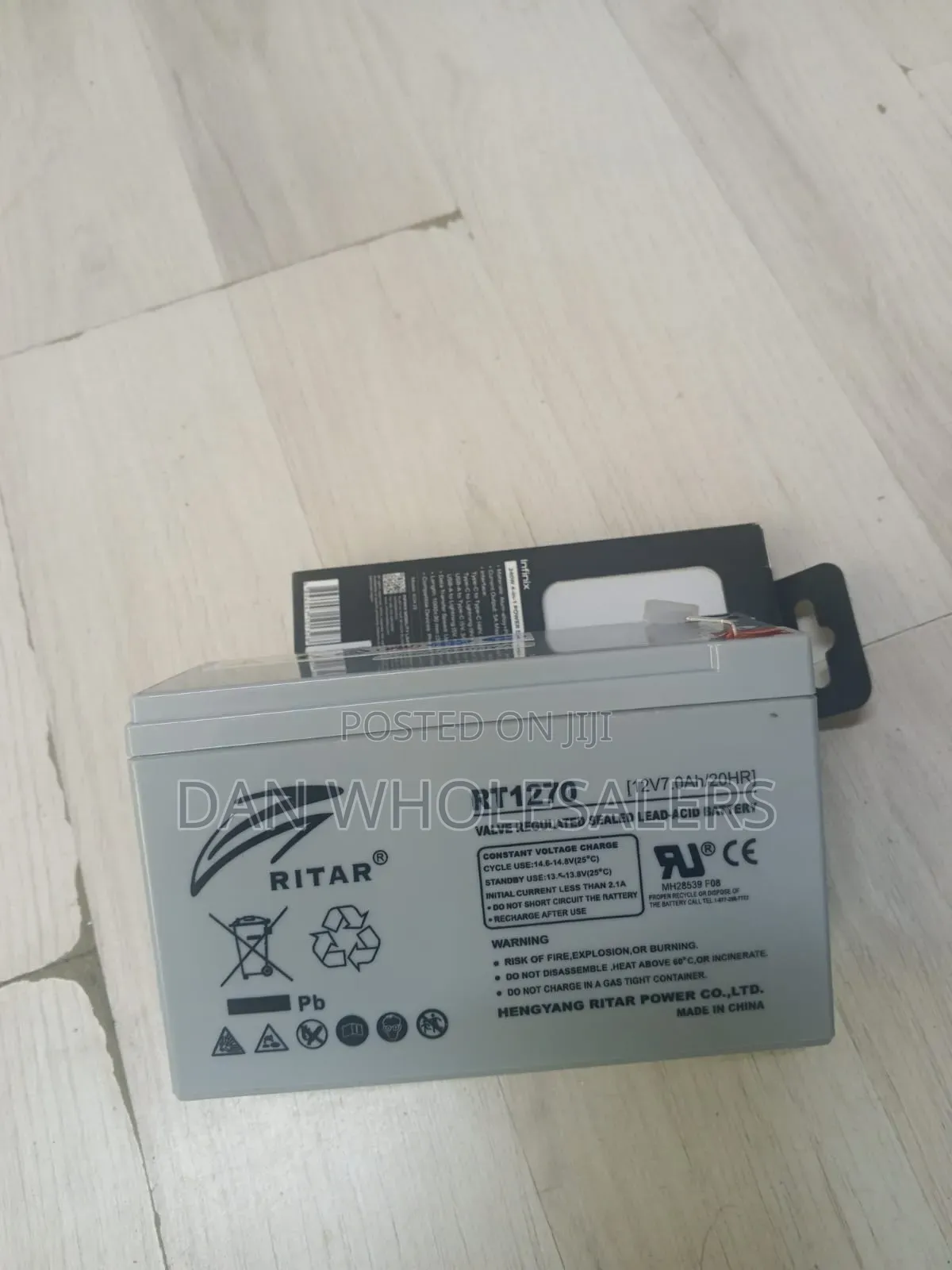 Ritar Battery 7AH 12v Rechargeable Backup Power