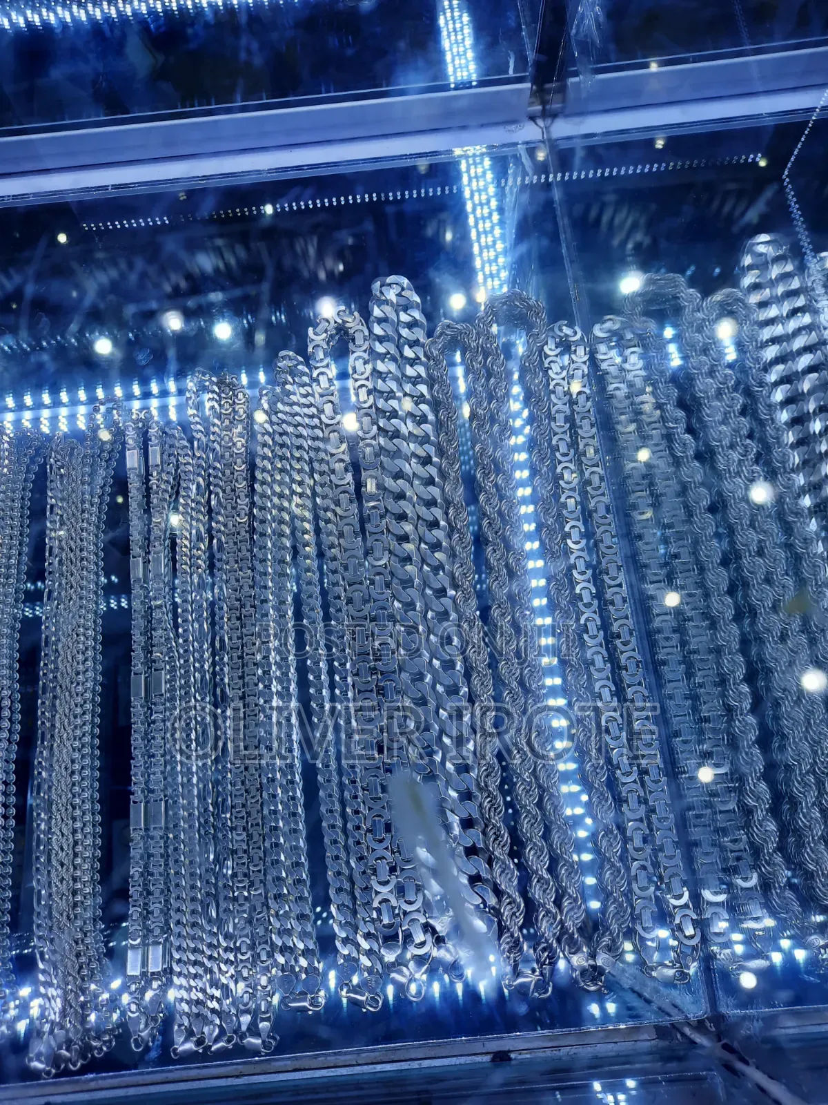 Silver Jewelleries, Necklace Chains and Earrings