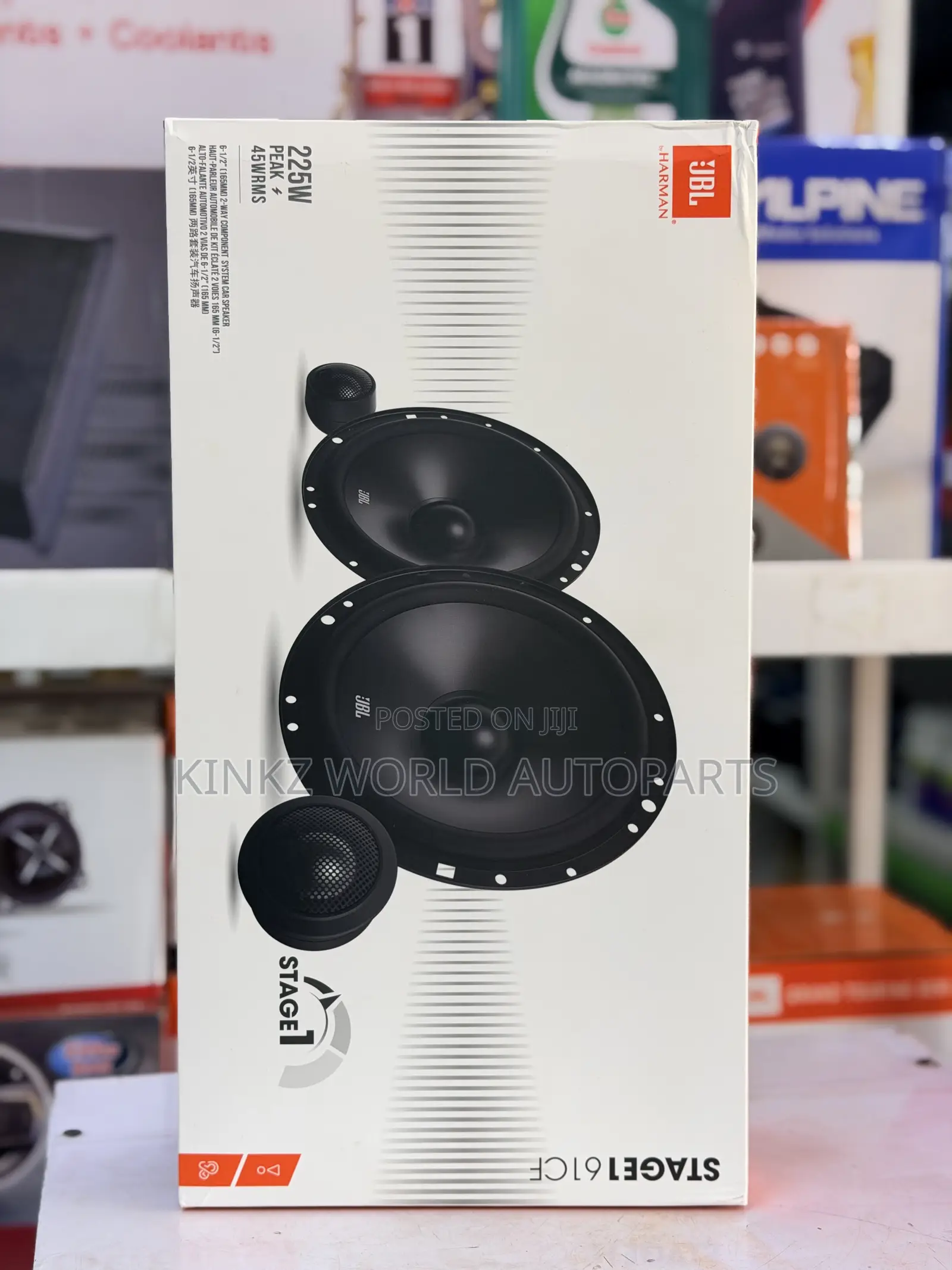 JBL Stage 1 61cf/601c 6.5 Inch 2 Way Component Car Door Speaker System