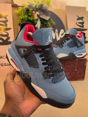 Jordan 4 Cactus Blue X Travis Scott