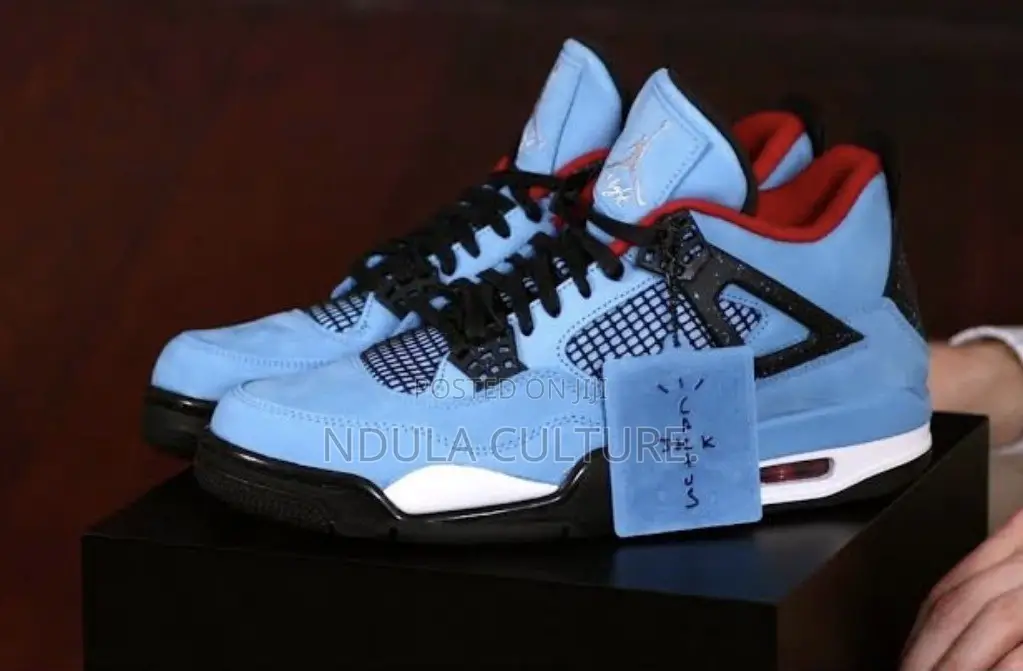 Jordan 4 Cactus Blue X Travis Scott