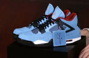 Jordan 4 Cactus Blue X Travis Scott