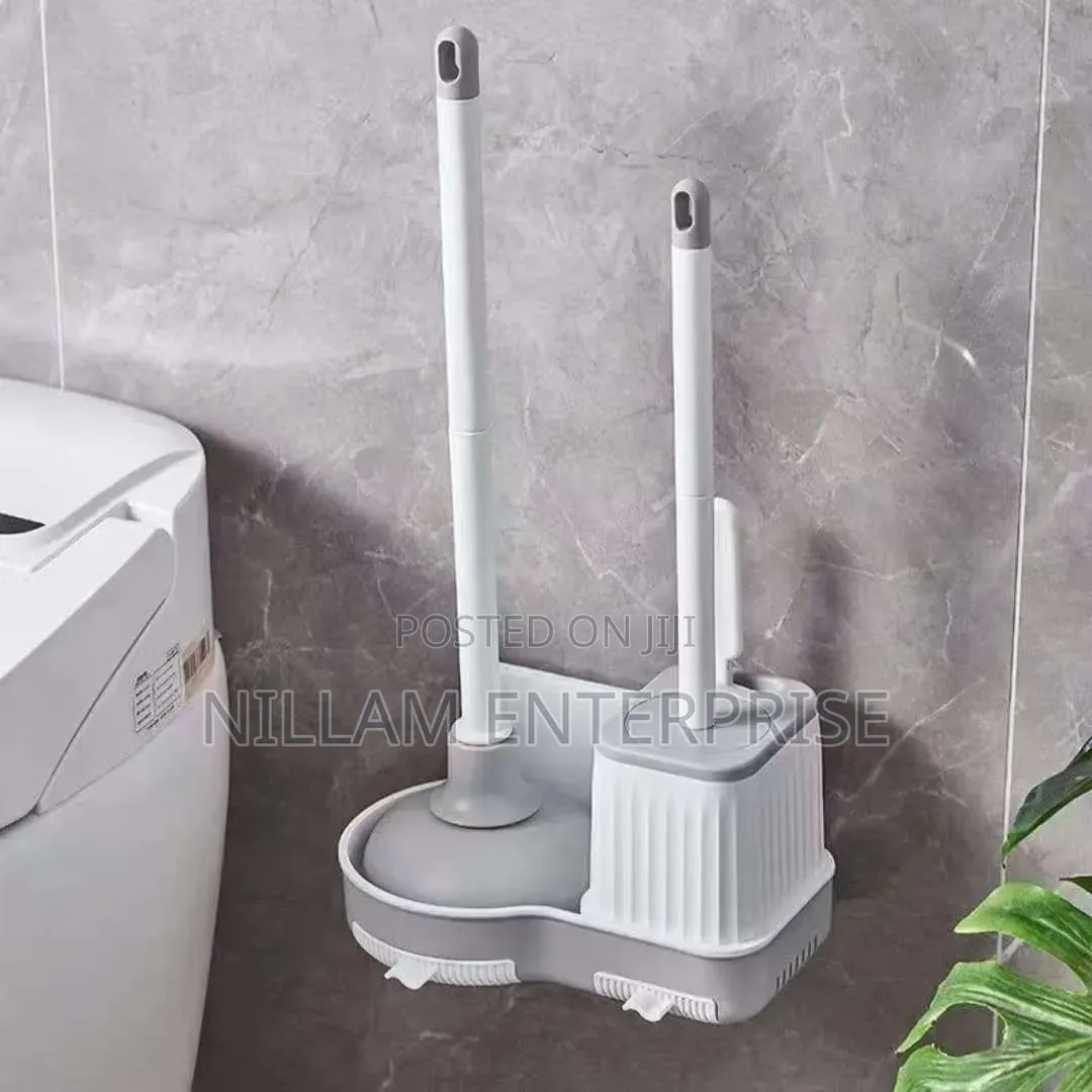 3 in 1 Toilet Brush Set