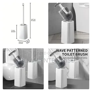Wall Mounted High Quality Toilet Cleaning Brush Set With Holder*