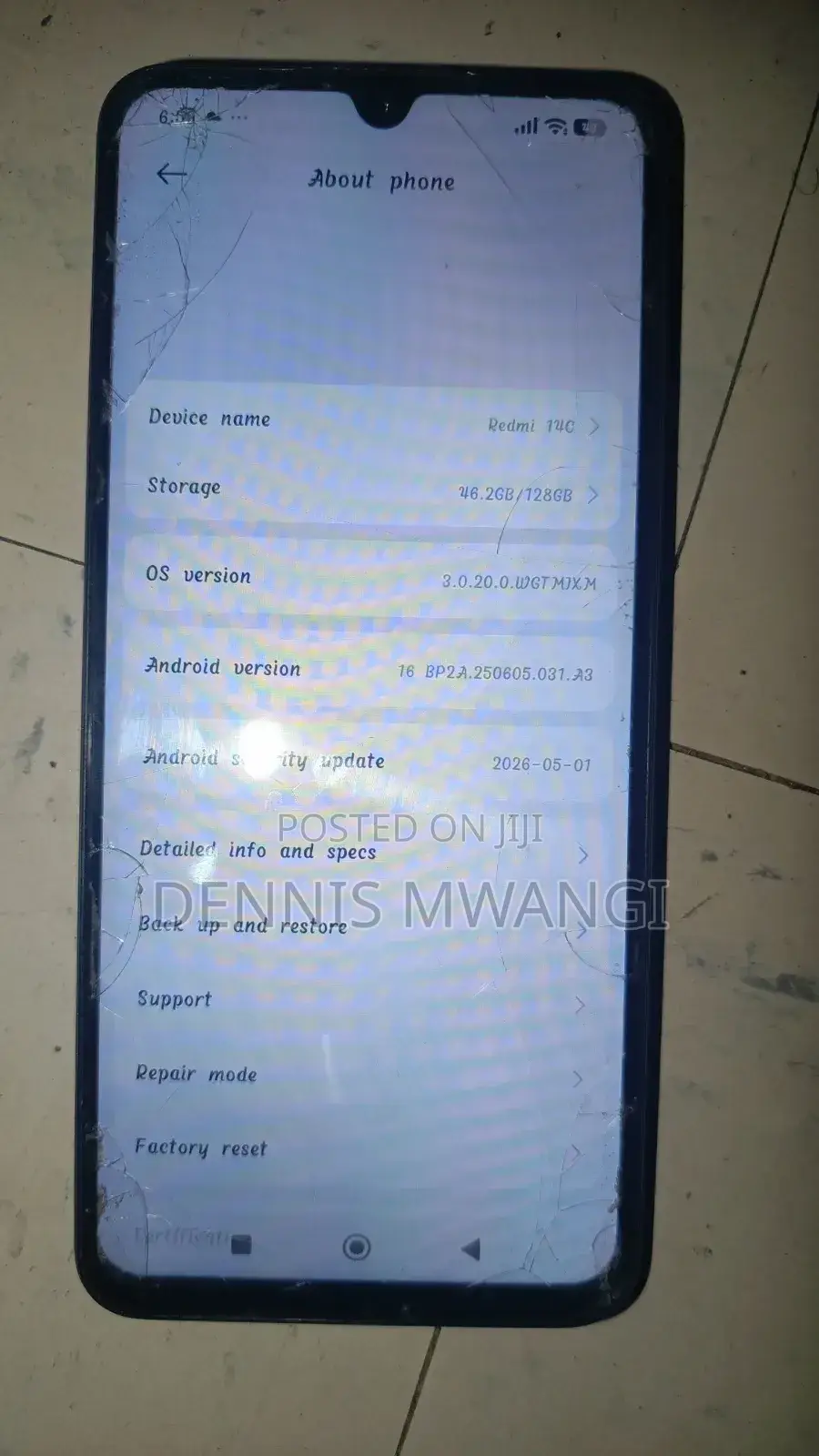 Xiaomi Redmi 14C 128 GB Silver