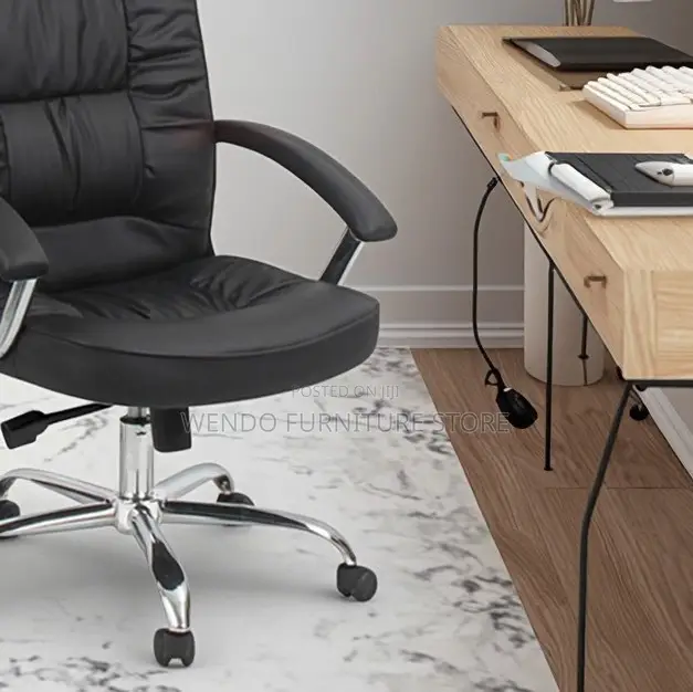 Office Chair; High Back Leather Cushion Herine Office Chair