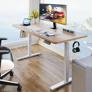 Office Desk; 160cm Adjustable Home Office Flexi Stand Desk