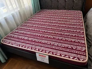 5×6 Upholstered Bed With Mattress – Excellent Condition