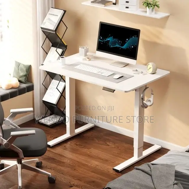 Office Desk; 160cm Adjustable Home Office Flexi Stand Desk