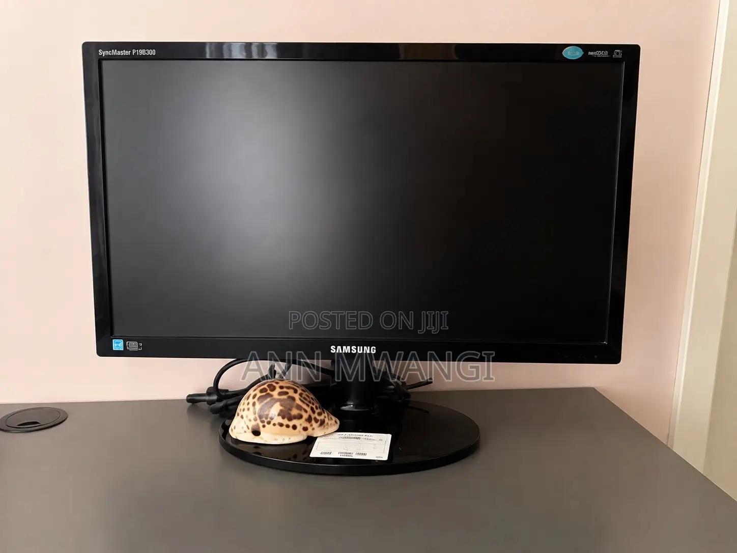 Complete Home Office Setup – Desk + 2 Chairs + Samsung Monitor