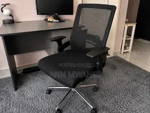 Complete Home Office Setup – Desk + 2 Chairs + Samsung Monitor